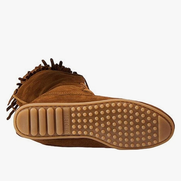 Minnetonka knee high handmade suede boots - Picture 3 of 8